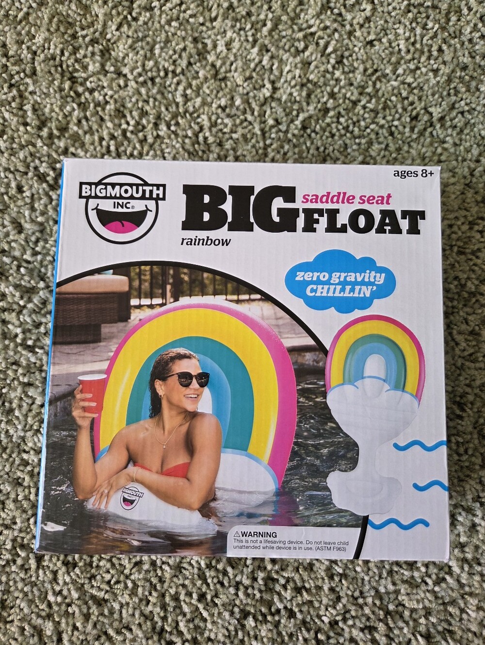 BigMouth Inc. Rainbow Saddle Seat Float - Multi